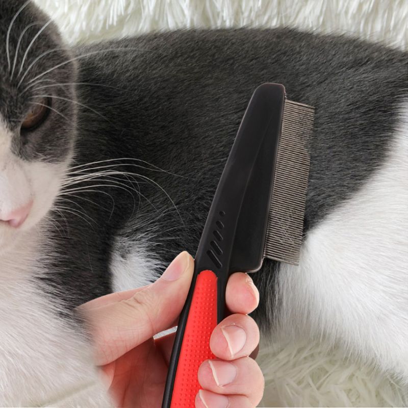 Comb Teeth Shedding Hair Flea Lice Removal Brush